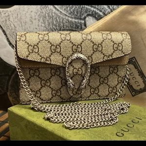 Gucci Dionysus Bag GG Coated Canvas Super Mini